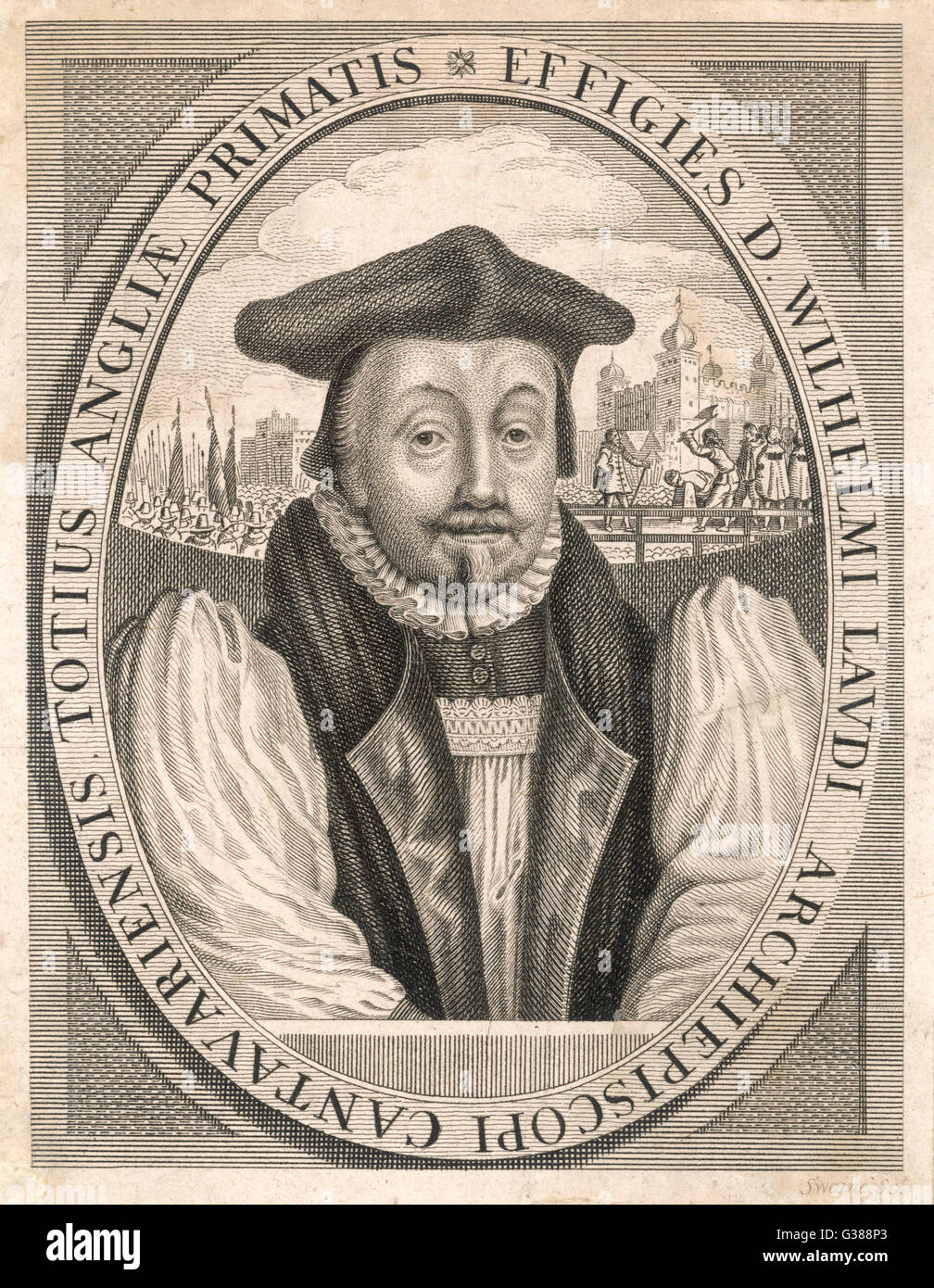WILLIAM LAUD  Prelate; became Archbishop of Canterbury in 1633       Date: 1573 - 1645 Stock Photo