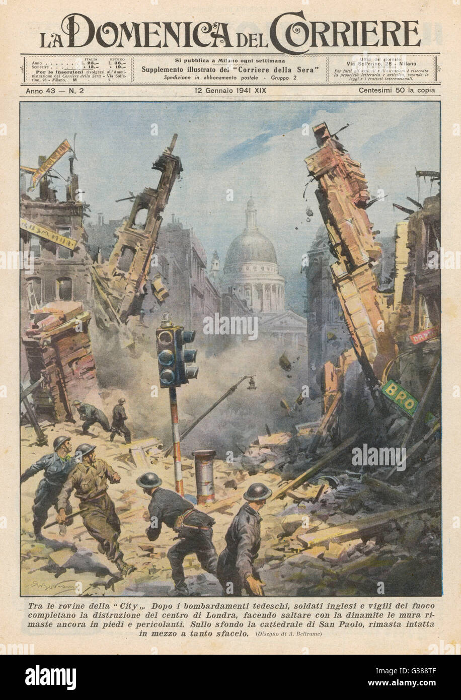 London st pauls cathedral 1940 hi-res stock photography and images - Alamy
