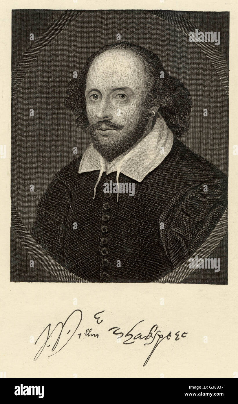 William Shakespeare Stock Photo