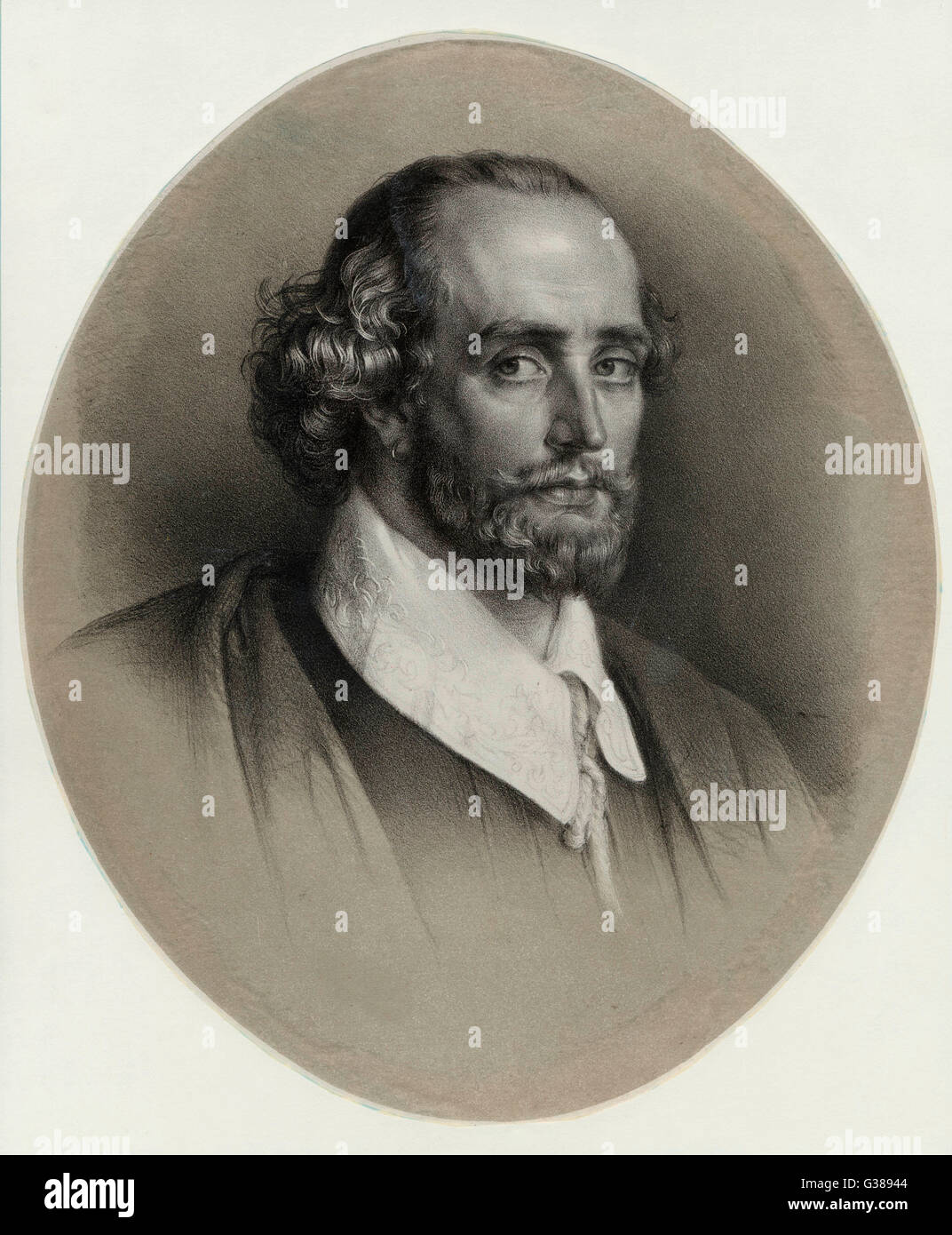 WILLIAM SHAKESPEARE (1564 - 1616) Playwright and poet. Stock Photo