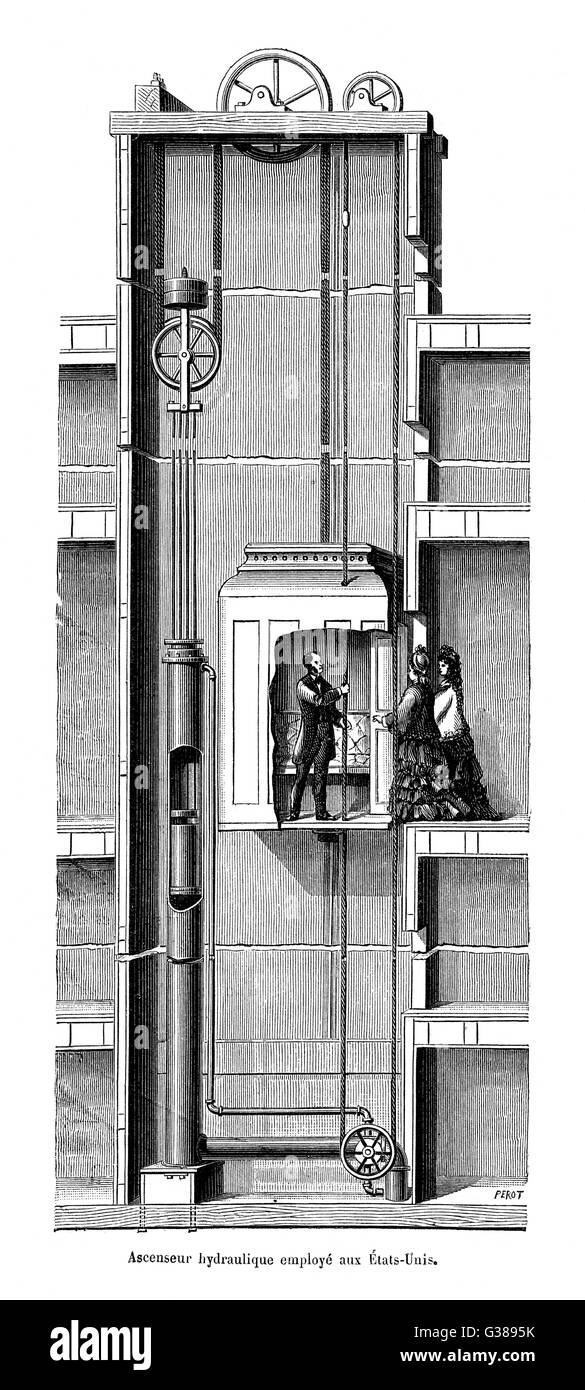 Hydraulic lifts Cut Out Stock Images & Pictures Alamy