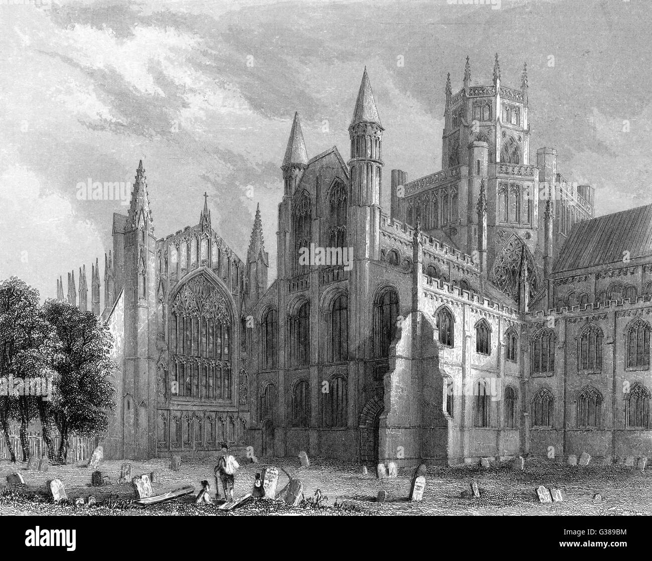 BUILDING/CHURCH/ELY/1837 Stock Photo