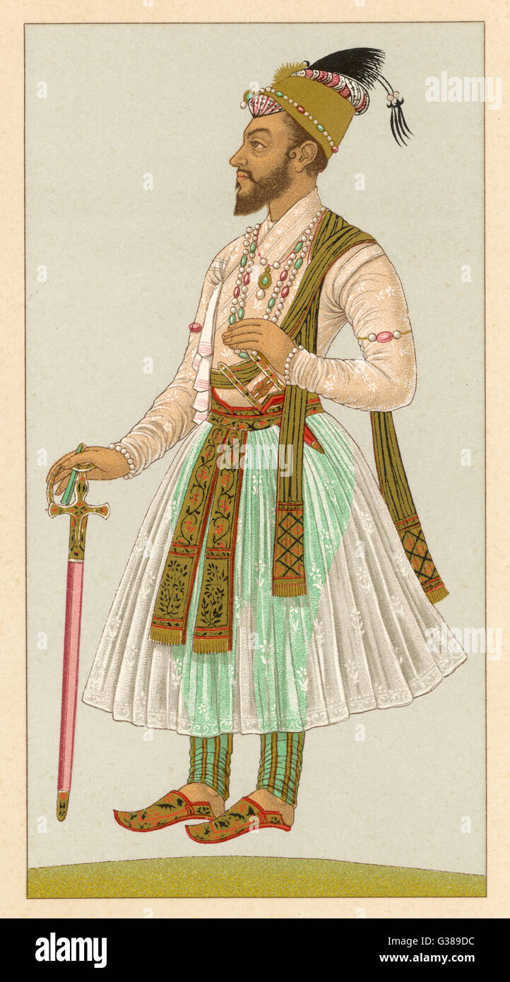 BAHADUR SHAH I (also known as Shah Alam)  Mughal emperor of India, 1707 - 1712      Date: 1643 - 1712 Stock Photo