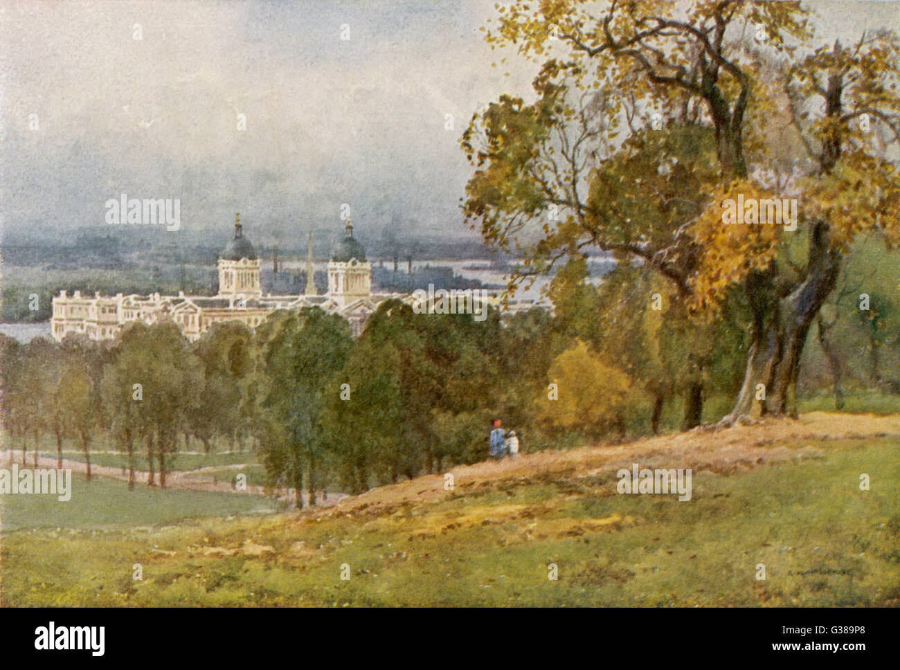 Greenwich Park, circa 1910 Stock Photo