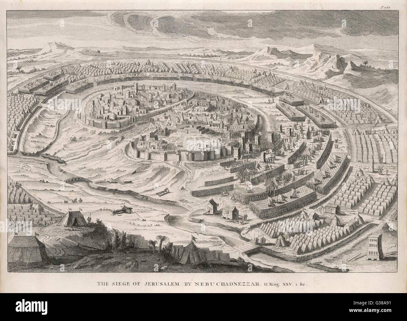 Jerusalem is besieged and sacked by Nebuchadnezzar II, ruler of Babylon