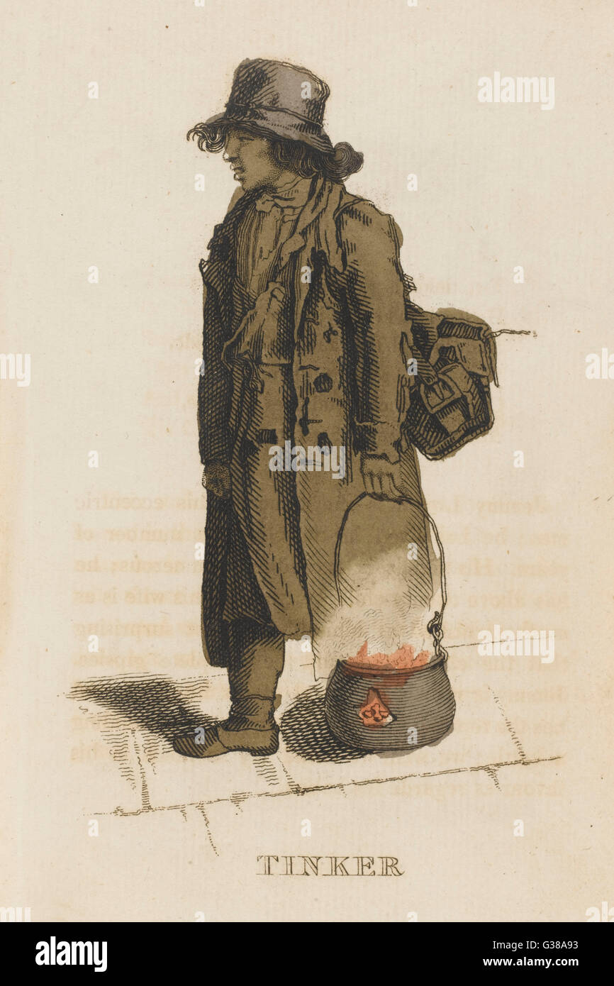 JEMMY LOVELL/PEDLAR/1823 Stock Photo