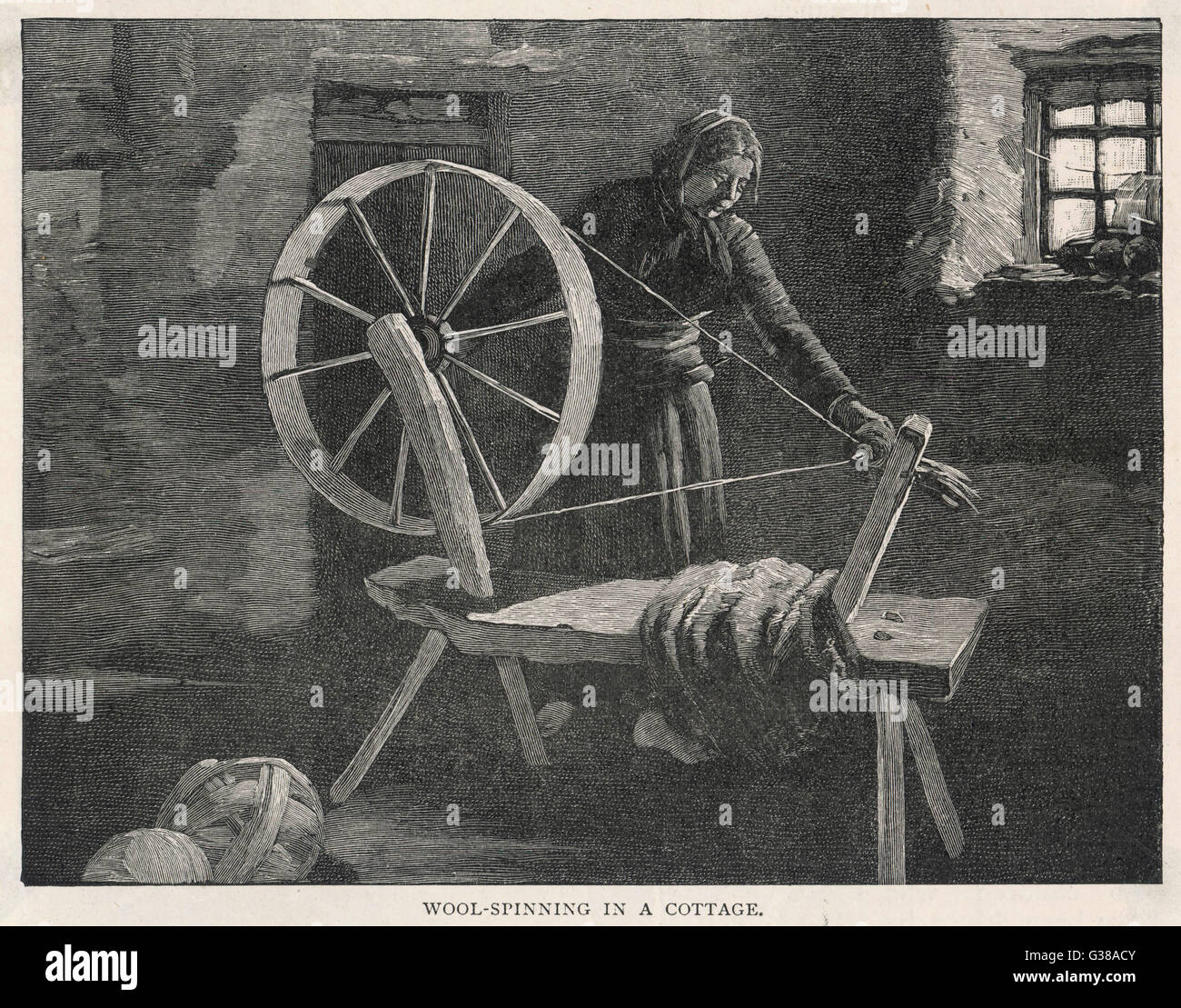 Cottage Industry Spinning Stock Photos Cottage Industry Spinning