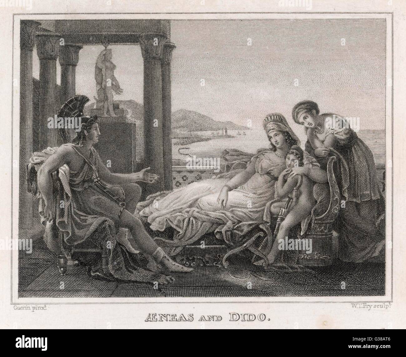 Aeneas - Dido Stock Photo
