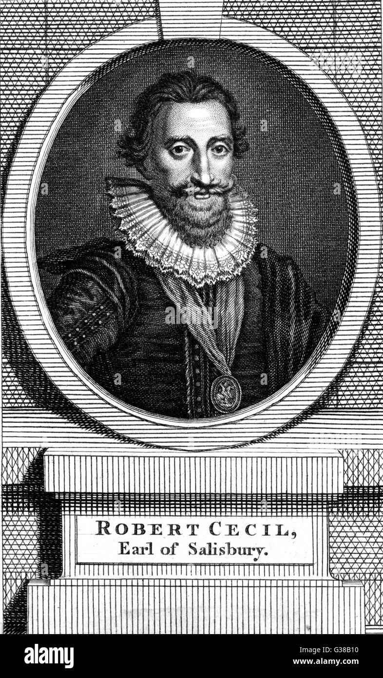 Robert cecil 1st earl of salisbury hires stock photography and images