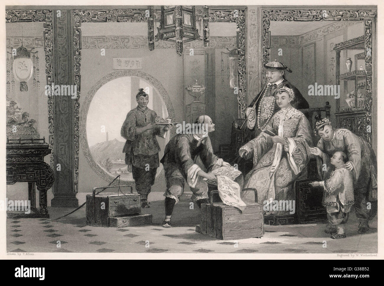 MANDARIN'S HOUSE 1840 Stock Photo Alamy