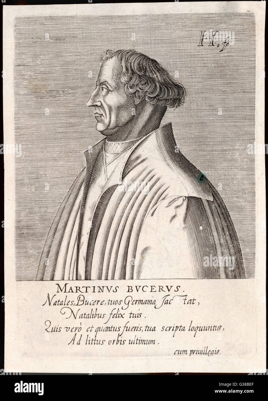 Martin bucer protestant reformer from alsace hi-res stock photography ...