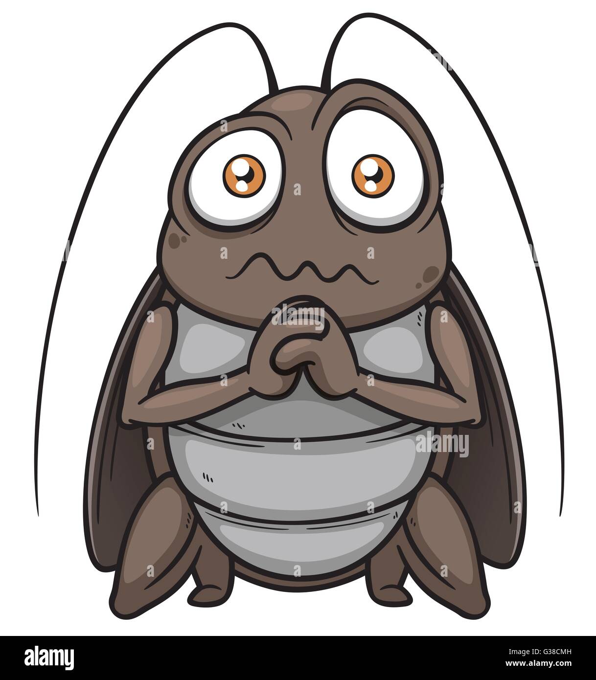 Vector Illustration Of Cartoon Cockroach Stock Vector Image And Art Alamy