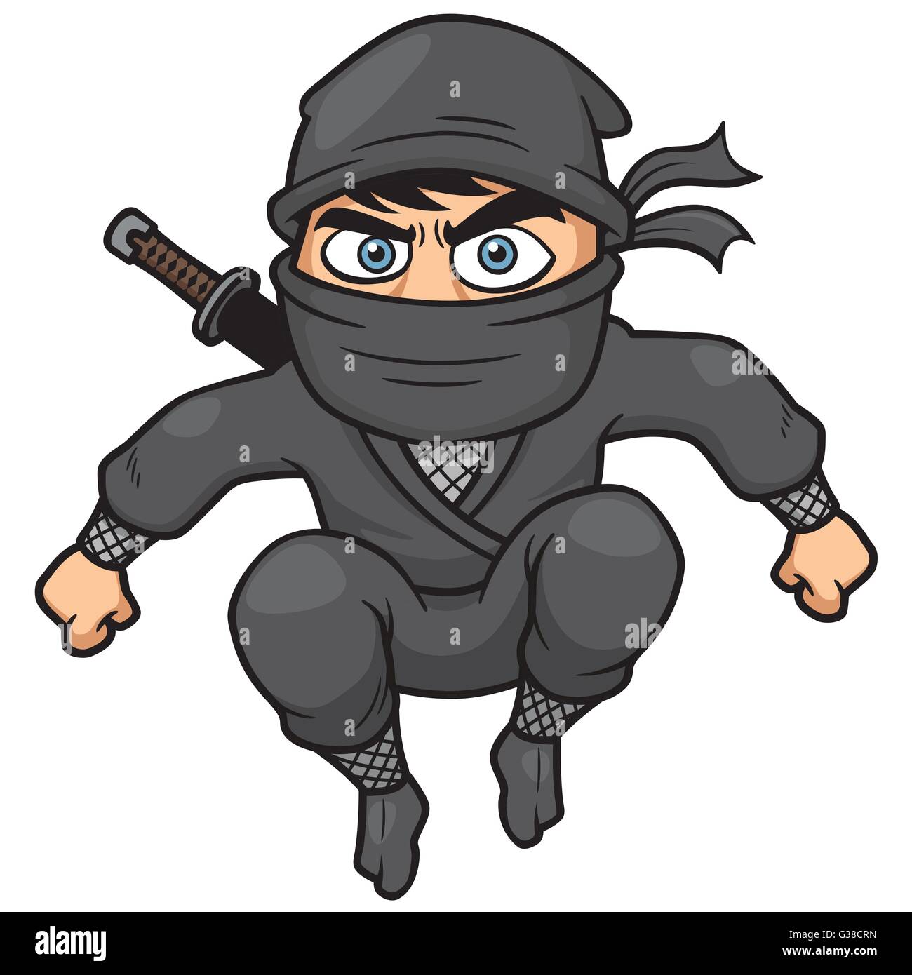 Ninja illustration hi-res stock photography and images - Alamy