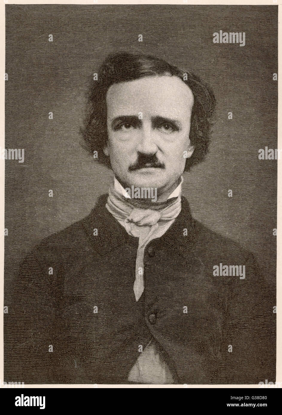 EDGAR ALLAN POE American writer Date 1809 1849 Stock Photo Alamy