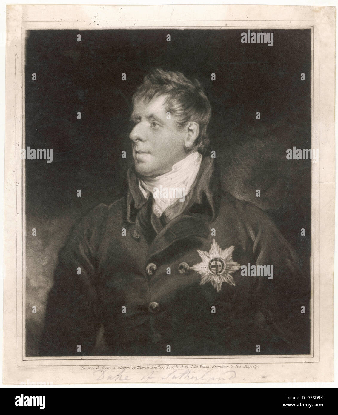 GRANVILLE LEVESON GOWER 1ST DUKE OF SUTHERLAND Politician and