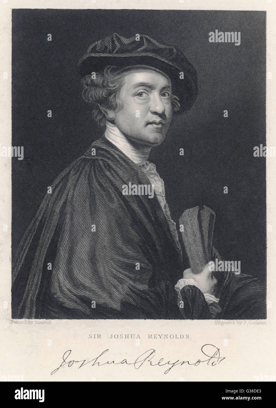 Sir joshua reynolds president of royal academy hi-res stock photography ...