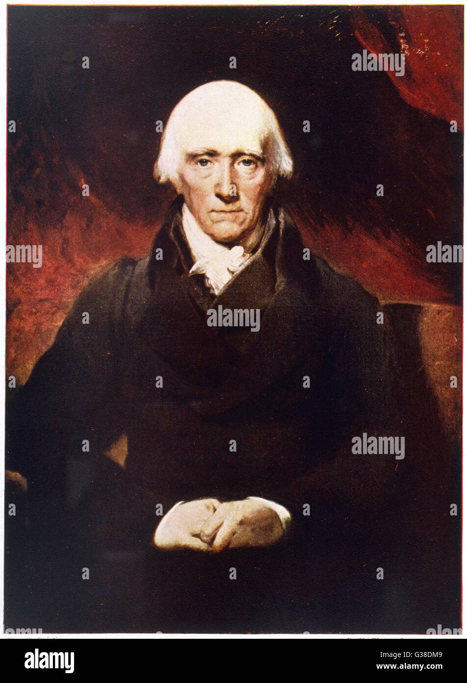 WARREN HASTINGS  Governor General of India.        Date: 1732 - 1818 Stock Photo