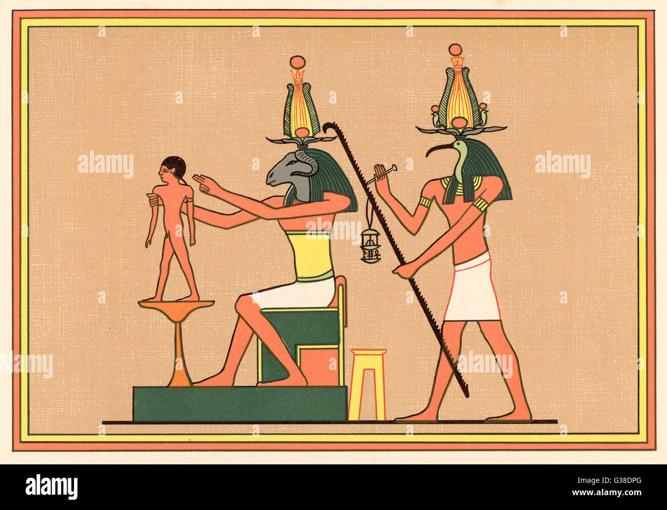 RELIGION/EGYPT/KHNUM Stock Photo