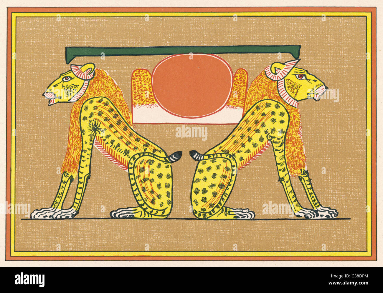 The AKERU, a pair of lion gods, represent Past & Present, Yesterday