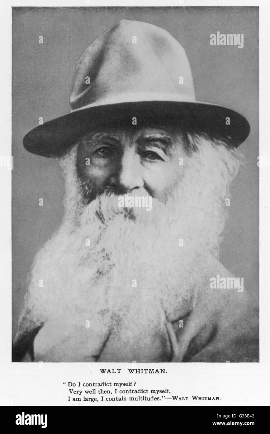 Walt whitman hires stock photography and images Alamy