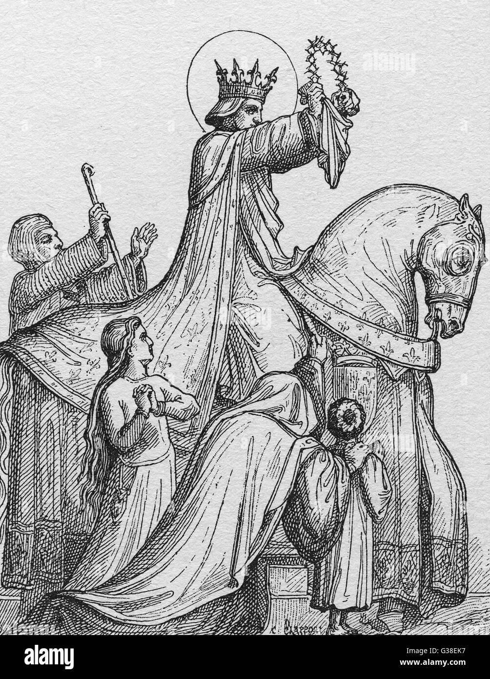 Jesus mocked by soldiers Black and White Stock Photos & Images - Alamy