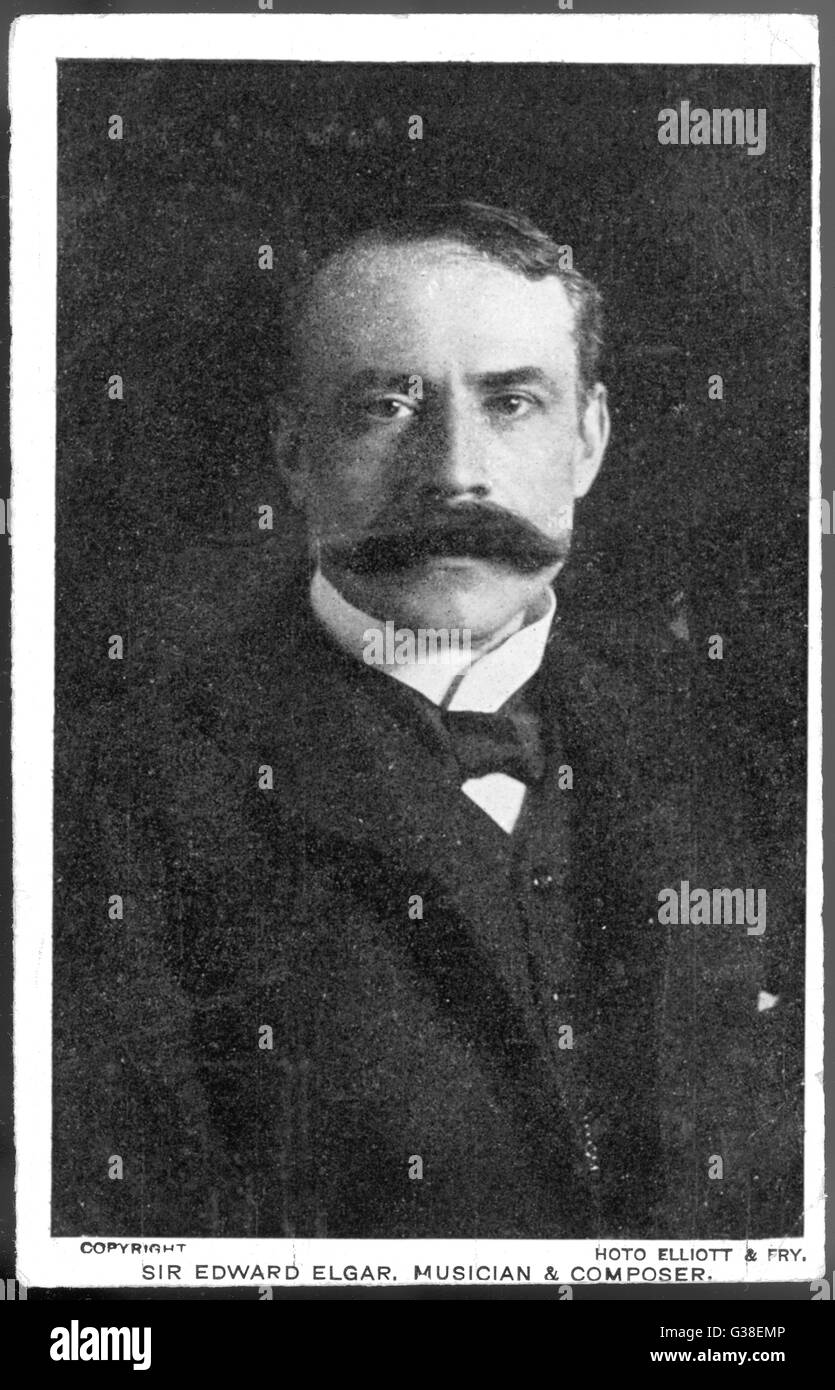 Edward Elgar Stock Photo
