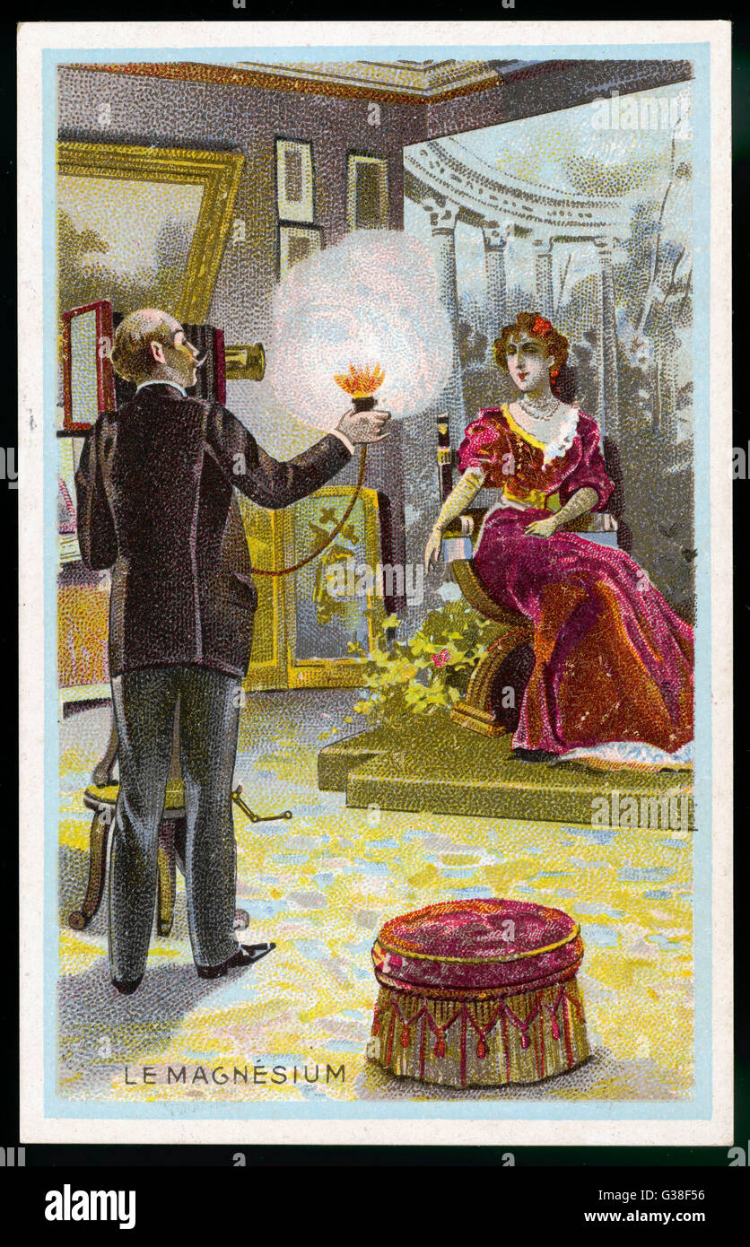 USING MAGNESIUM FLASH Stock Photo Alamy
