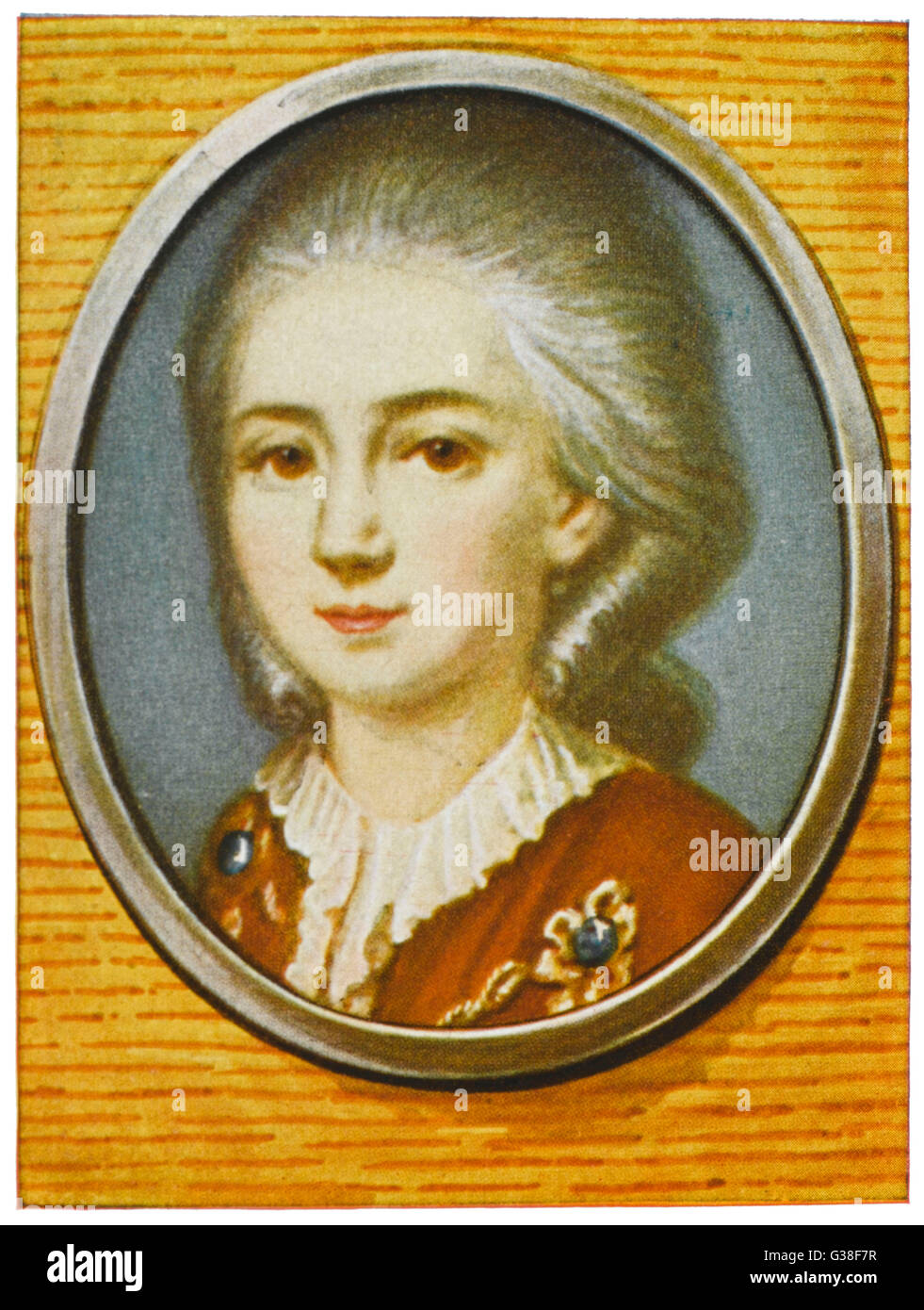 WA MOZART MINIATURE Stock Photo