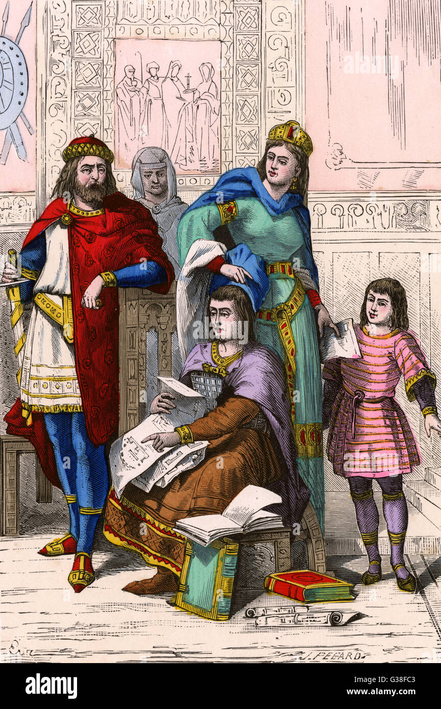 Noblels FRENCH NOBLES & ARCHITEC Stock Photo - Alamy