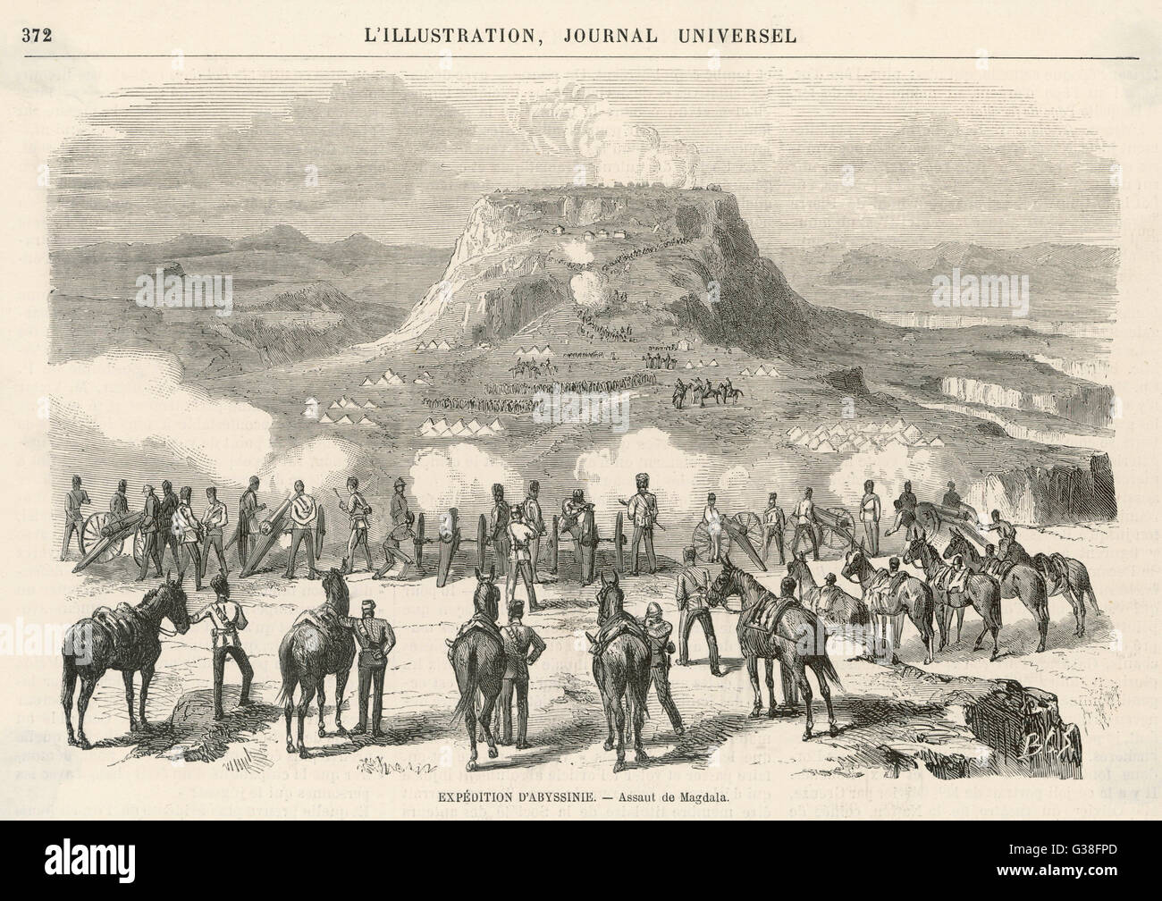 ETHIOPIA/MAGDALA/1868 Stock Photo