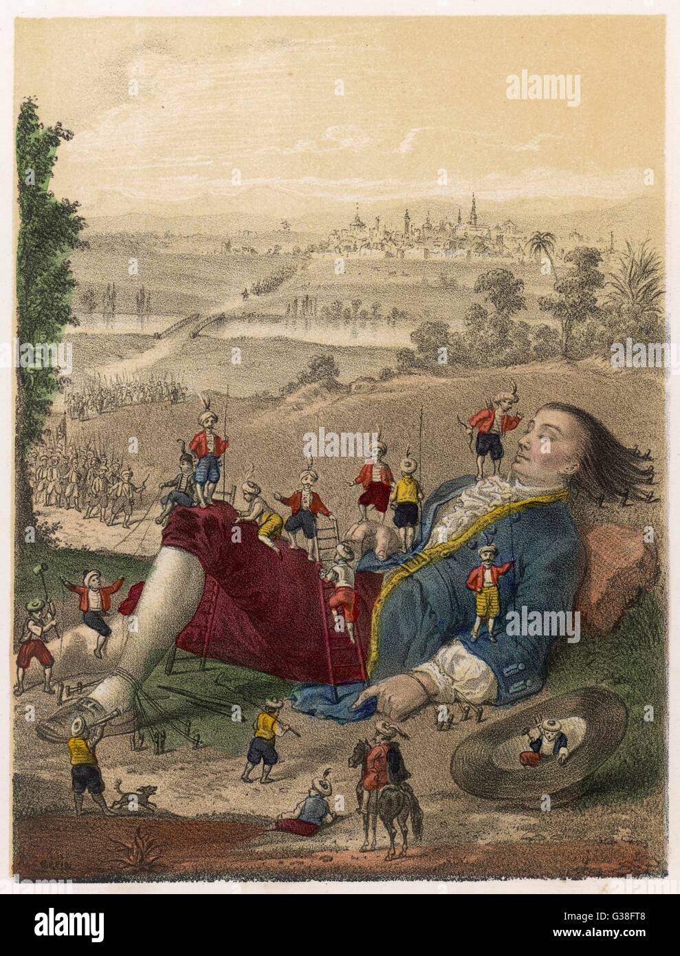 Lilliputians and gulliver hires stock photography and images Alamy