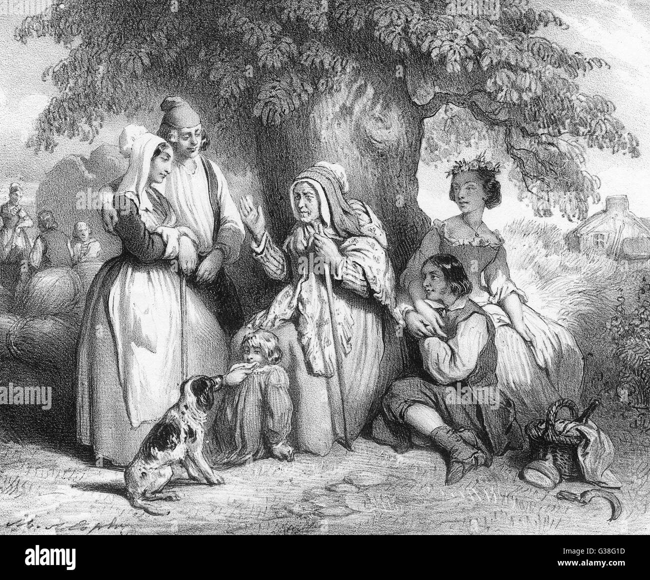 OLD LADY S TALES Stock Photo Alamy