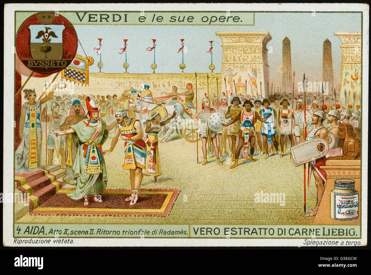 Music - Opera - Verdi - Aida Stock Photo
