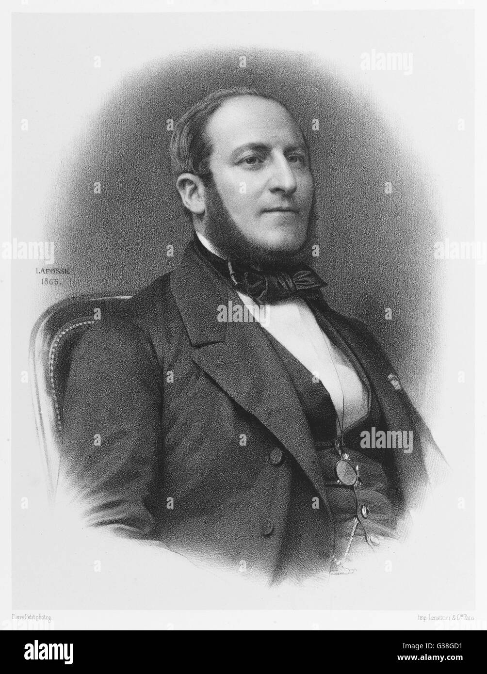 GEORGES-EUGENE HAUSSMANN       Baron; French administrator  and town planner       Date: 1809 - 1891 Stock Photo