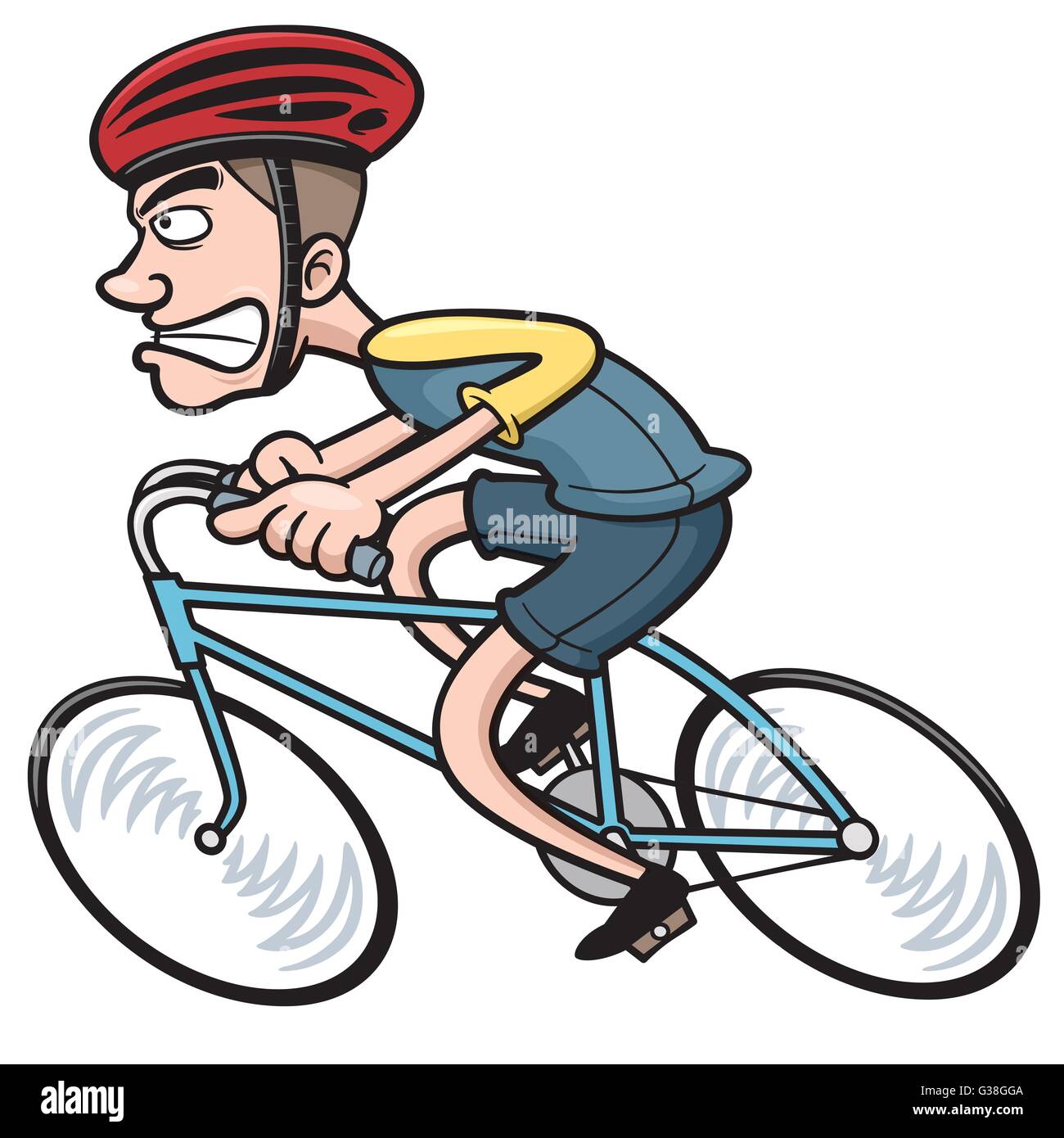 funny cyclist