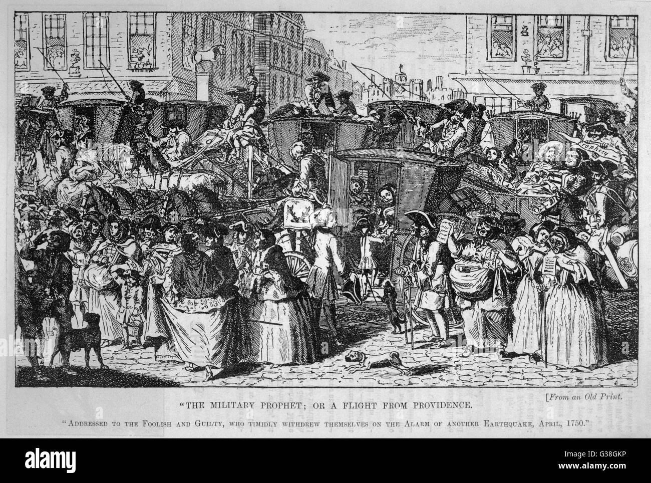 LONDON EARTHQUAKE SCARE Following an earlier quake, many Londoners