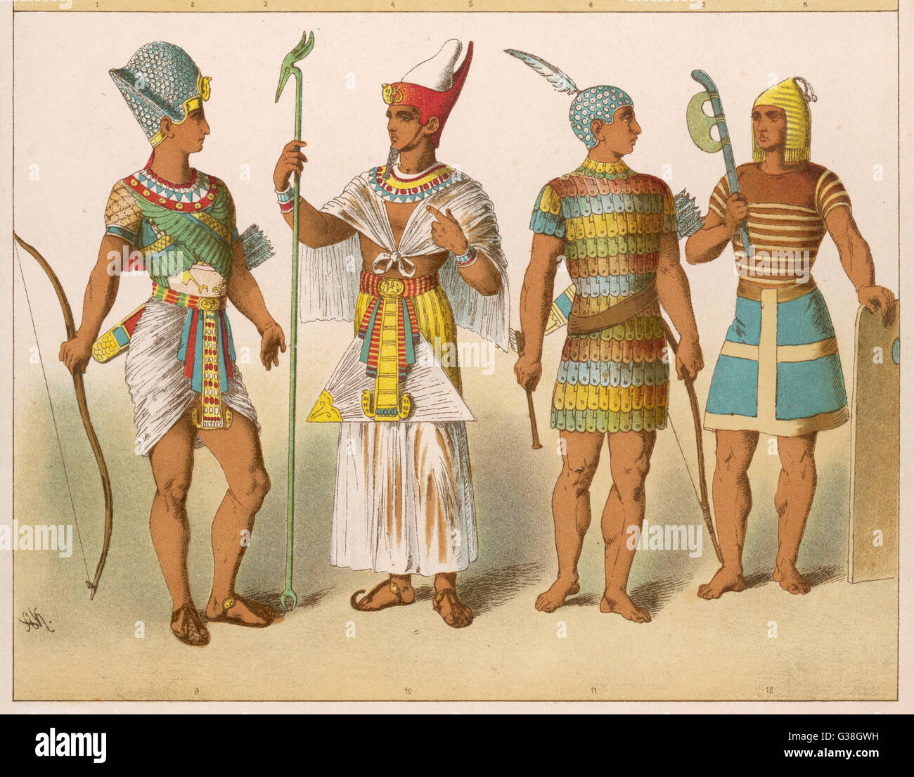 Egyptian Kings Stock Photo