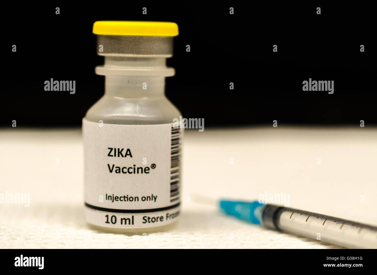 Zika Vaccine Stock Photo