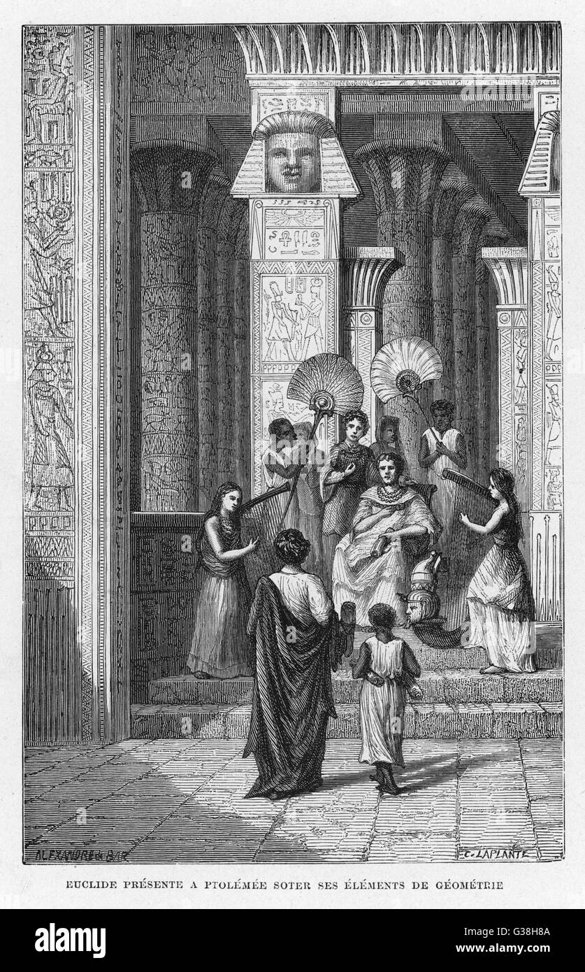Ptolemy I Soter Inaugurates the Great Library at Alexandria' Art Print