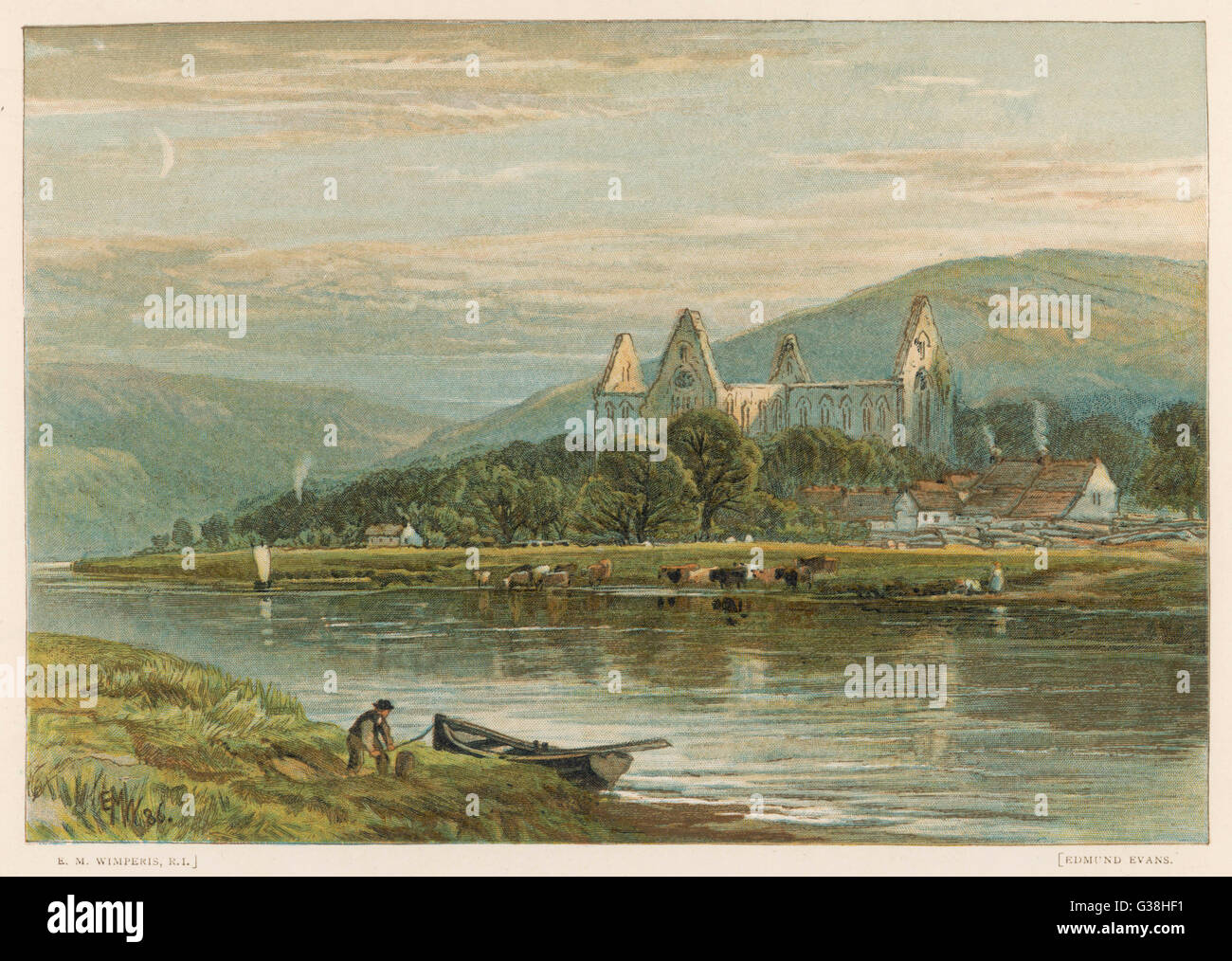 Lines composed above tintern abbey hires stock photography and images