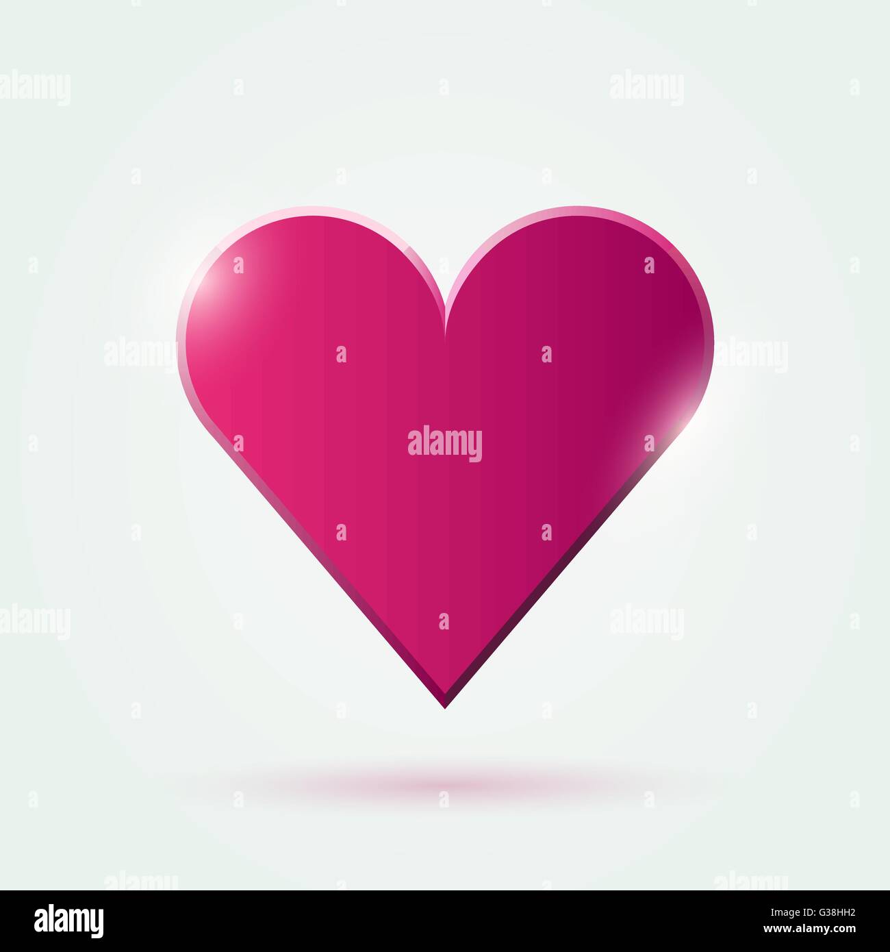 Vector flat heart icon Stock Vector Image & Art - Alamy