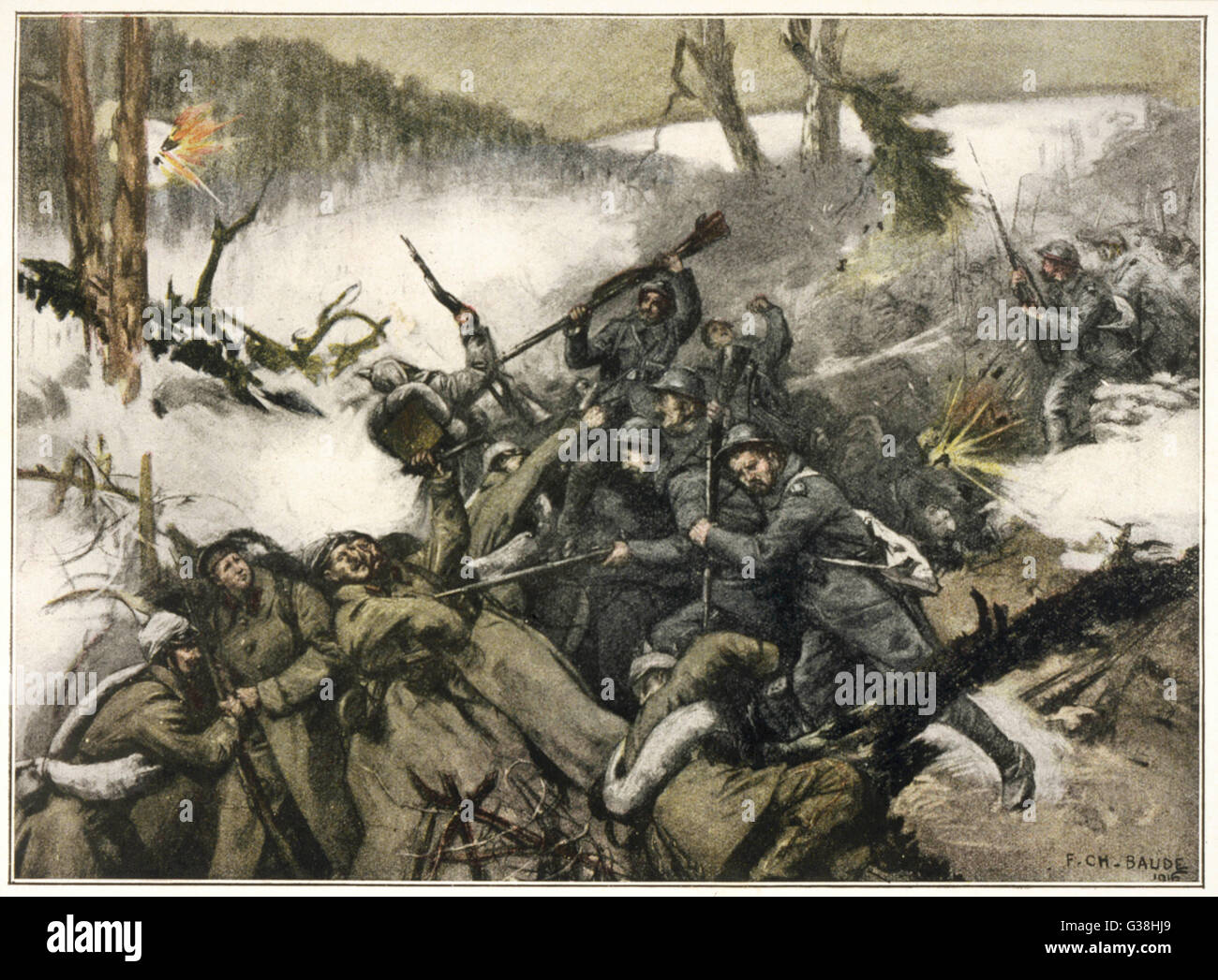Battle In The Vosges Mountains High Resolution Stock Photography and