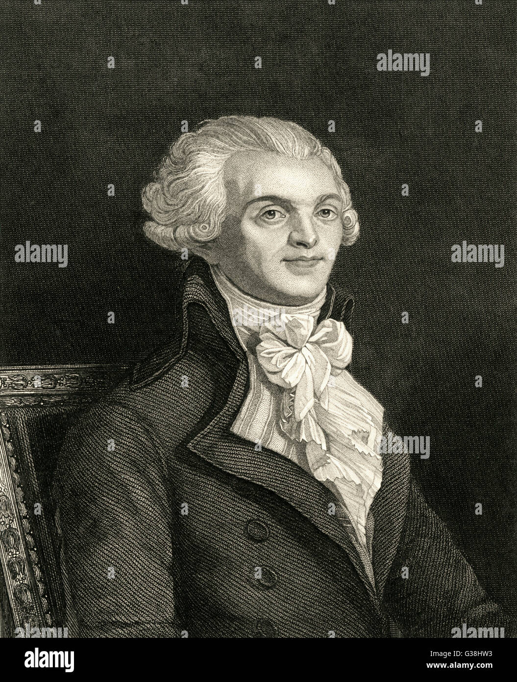 MAXIMILIEN ROBESPIERRE French revolutionary statesman Date 1758 1794