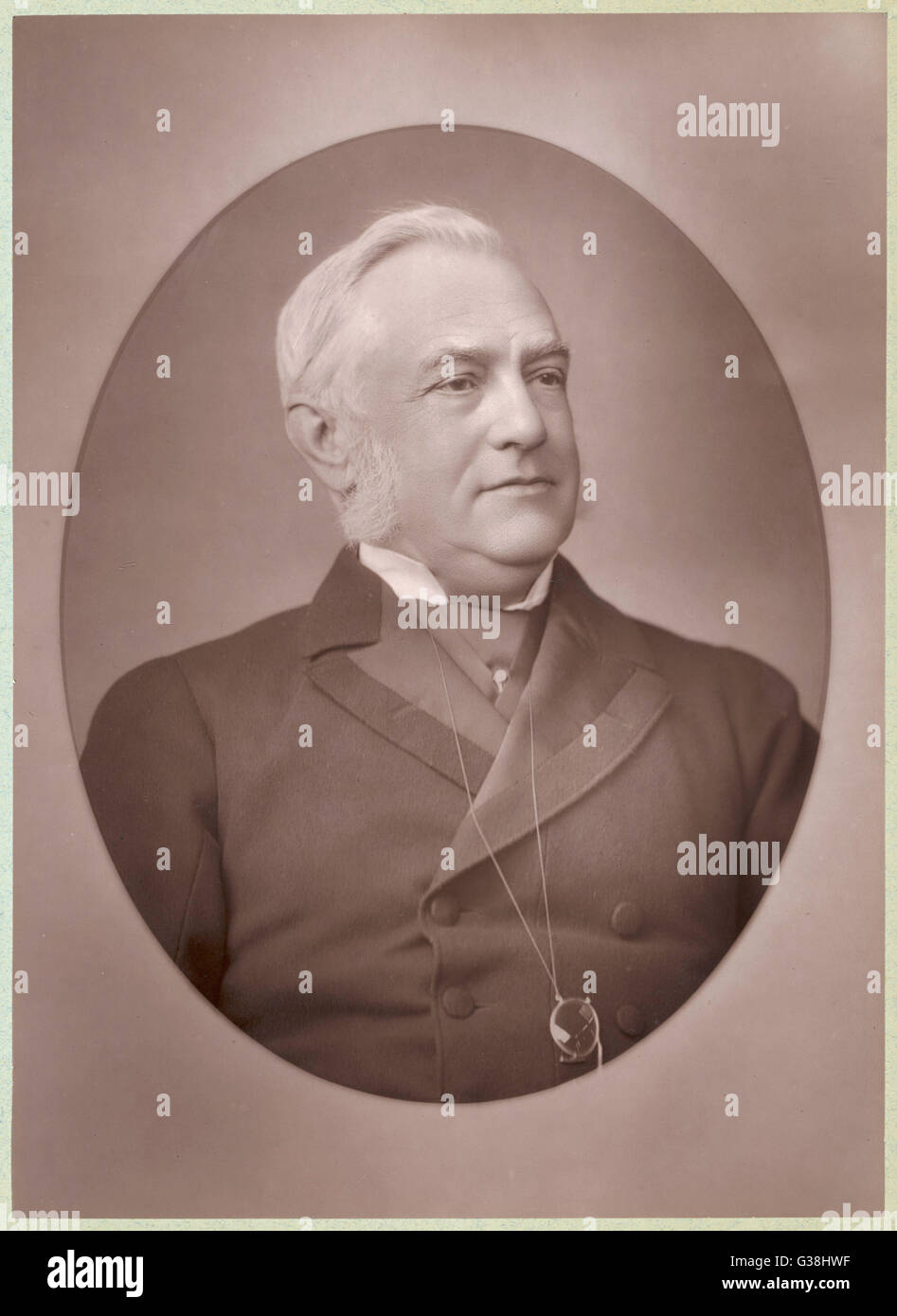 FRIEDRICH MAX MULLER  German-born orientalist in Britain       Date: 1823 - 1900 Stock Photo