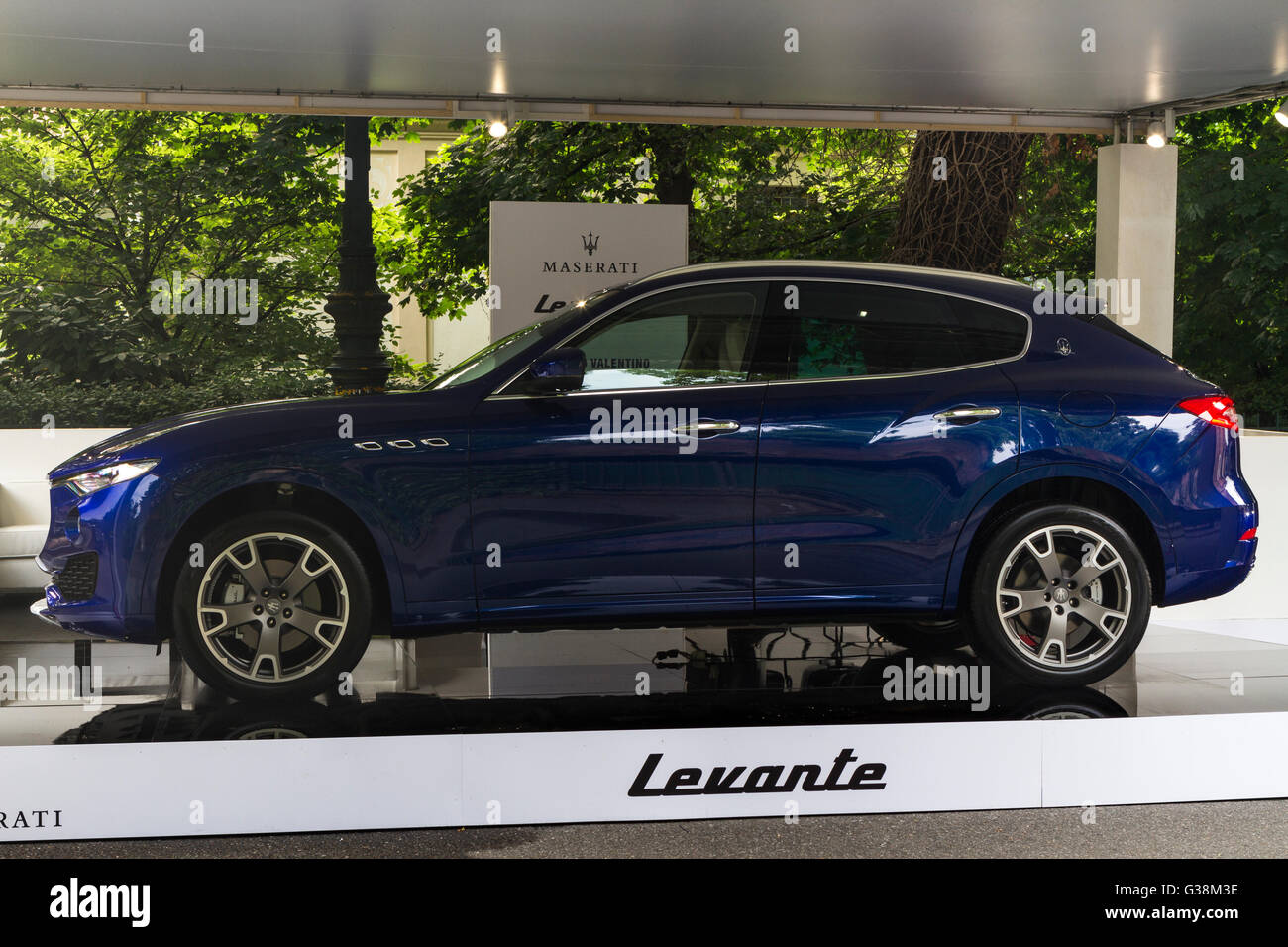 Turin, Italy, 8th June 2016. A Maserati Levante Stock Photo