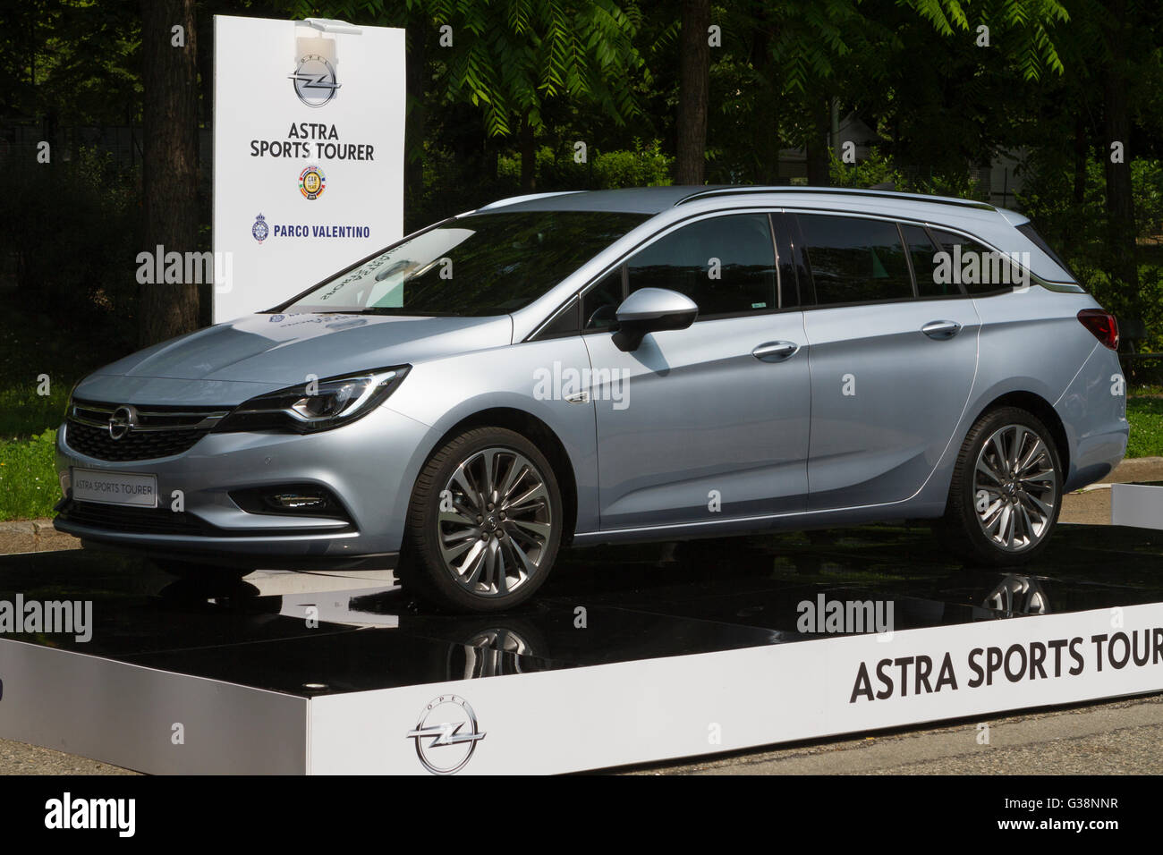 Turin, Italy, 8th June 2016. An Opel Astra Sports Tourer Stock Photo - Alamy