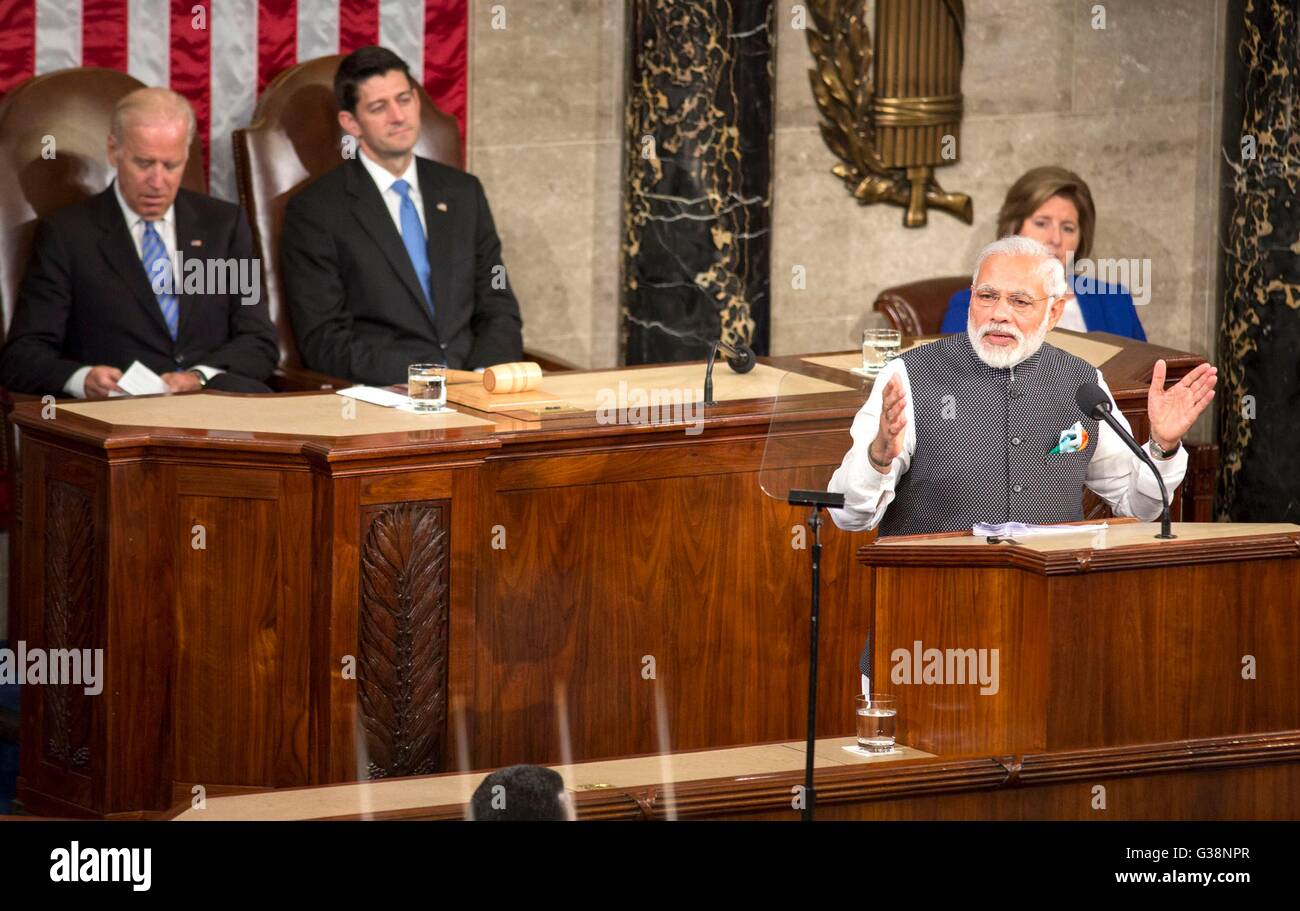 India Prime Minister Narendra Modi address a joint session of the U.S ...