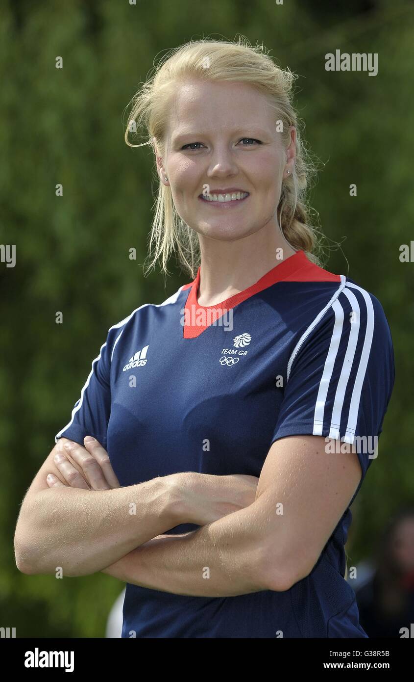 Henley-on-thames, Oxfordshire, UK, 9th June, 2016. Polly Swann (Womens eight). TeamGB announce the rowing team for the Rio2016 Olympics. River and rowing museum. Henley-on-thames. Oxfordshire. UK. 09/06/2016. Credit:  Sport In Pictures/Alamy Live News Stock Photo