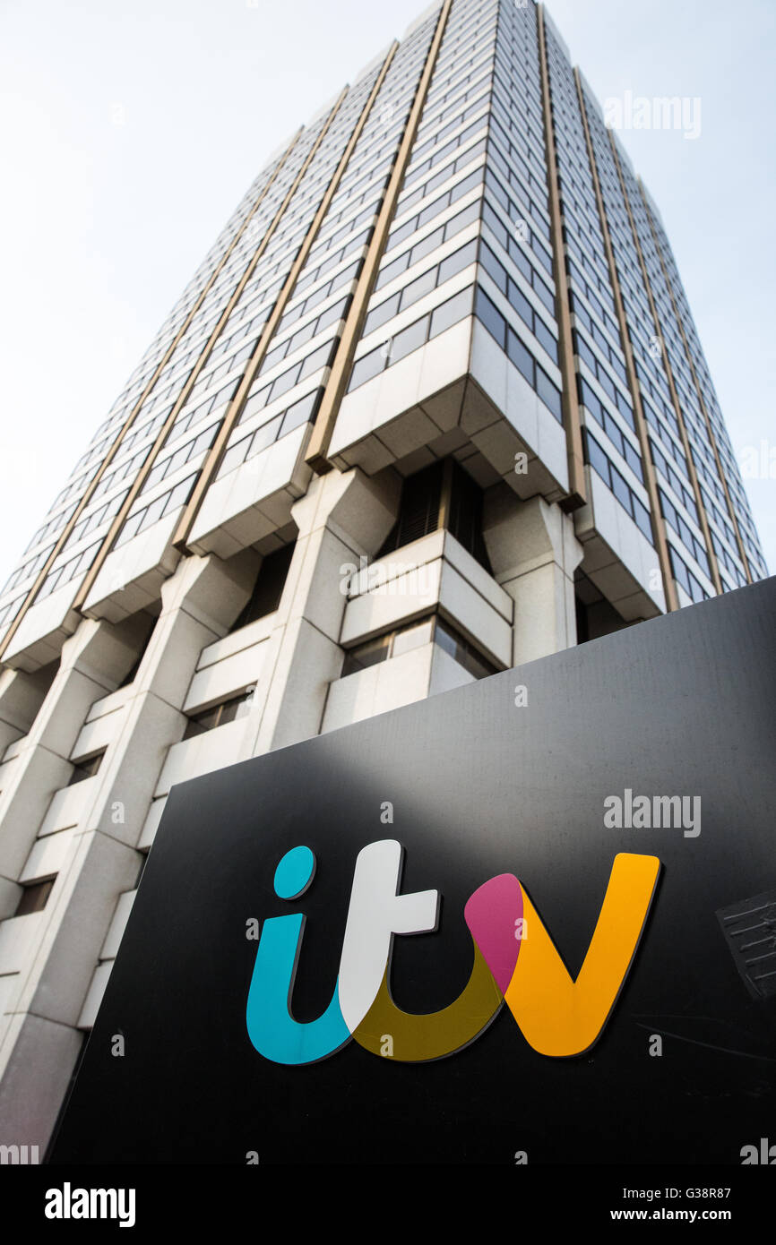 London, UK. 9th June, 2016. ITV studios, which hosted the debate between Boris Johnson, Andrea Leadsom and  Gisela Stuart of Vote Leave and Nicola Sturgeon, Angela Eagle and Amber Rudd of Vote Remain. Credit:  Mark Kerrison/Alamy Live News Stock Photo