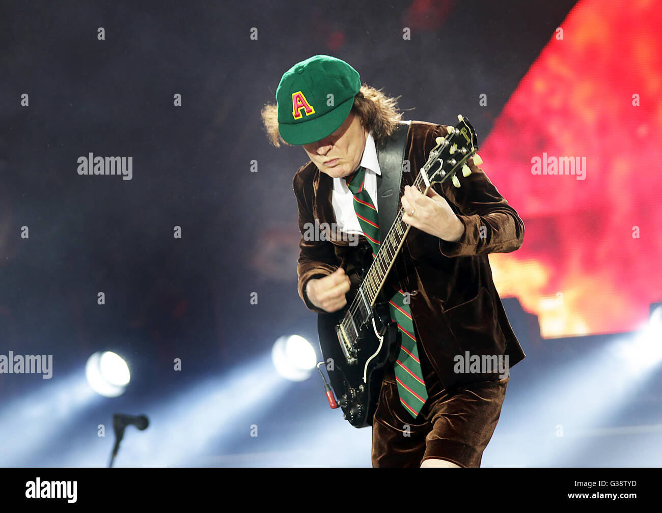 Manchester, UK. 9th June, 2016. AC/DC Performing on Their 'Rock Or Bust' Tour at Manchester Etihad Stadium Credit:  Ernie Pollard/Alamy Live News Stock Photo